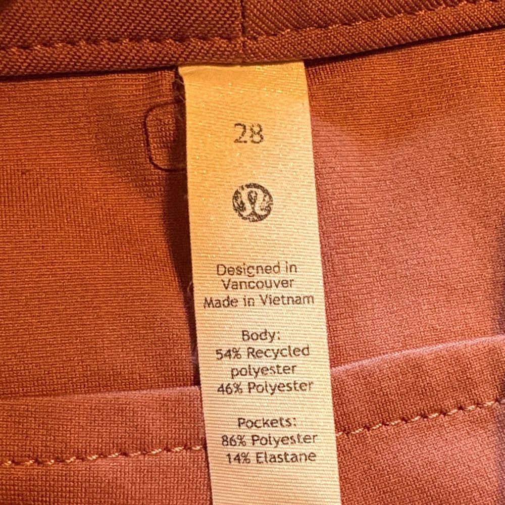 Lululemon Athletica High Waist Pink Shorts - Picture 2 of 7